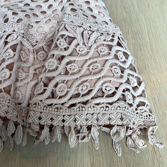 Aqua size small casual skirt in pale pink color - Picture 6 of 6